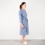 MARY Bathrobe blue