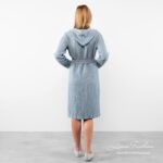 VILMA Bathrobe bluish