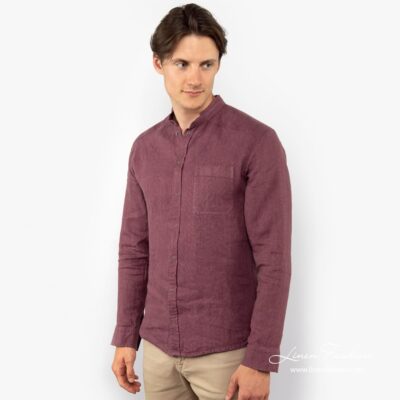 ANDY Shirt cherry 6 ANDY cherry linen shirt