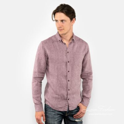 SIR Shirt violet 5 SIR violet linen shirt