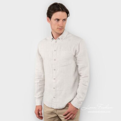 SIR Shirt beige 6 SIR natural color linen shirt