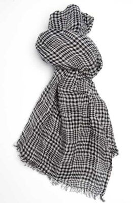 FINO Shawl black plaid