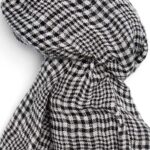 FINO Shawl black plaid