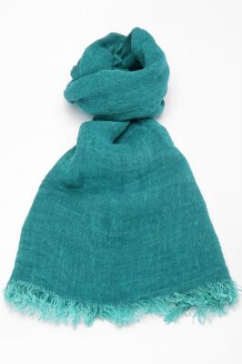 FINO Shawl blue green 3 FINO Shawl blue green