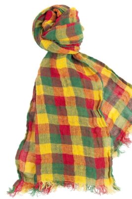 FINO Shawl three-coloured checks 3 FINO Shawl three-coloured checks