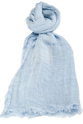 FINO Shawl white blue 3 FINO Shawl white blue