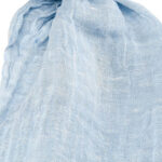 FINO Shawl white blue