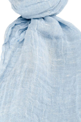 FINO Shawl white blue 4 FINO Shawl white blue