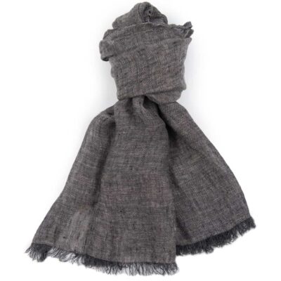 FINO Shawl grey black 3 FINO Shawl grey black