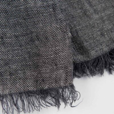 FINO Shawl grey black 4 FINO Shawl grey black