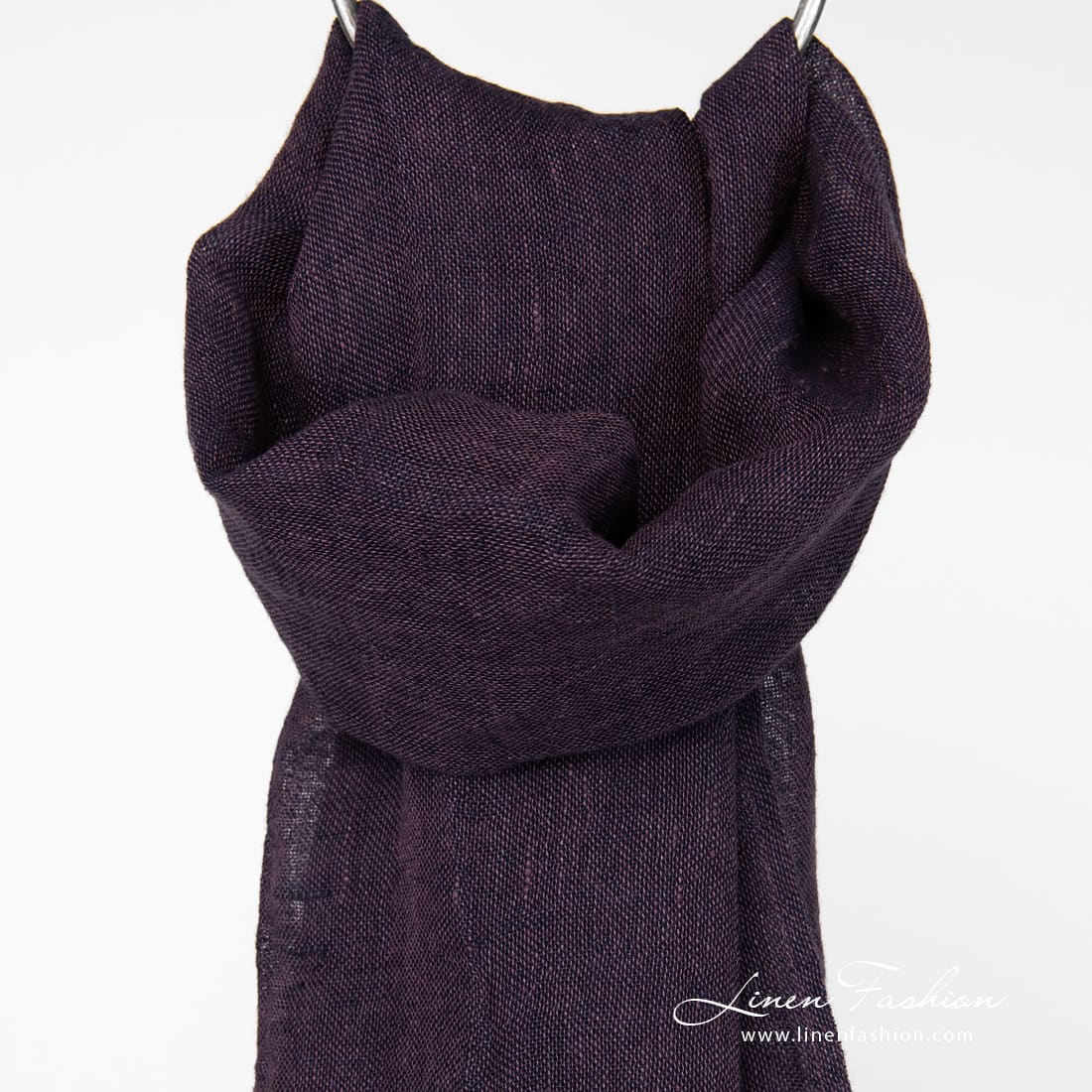 Eggplant melange scarf