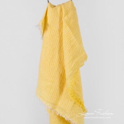 MARE Scarf yellow 5 MARE yellow linen scarf