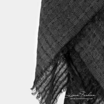GALAXY Scarf grey 7 GALAXY grey 100% linen scarf