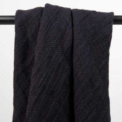 black linen scarf, square
