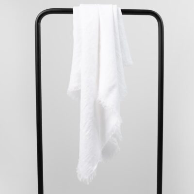 LOLITA Scarf optical white 5 white linen scarf, optical