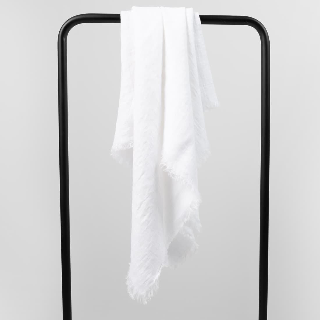 white linen scarf, optical