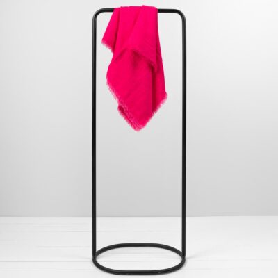 LOLITA Scarf fuchsia 6 fuchsia linen scarf, washed