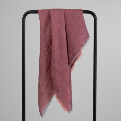 COMBO Scarf red violet 4 Violet red linen scarf