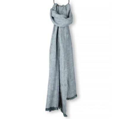 ULTRA Shawl blue 5 Linen shawl in blue, ultra.