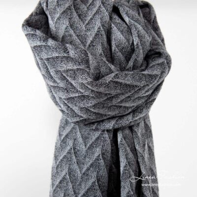 ZIGZAG Shawl bluish 4 ZIGZAG Shawl bluish