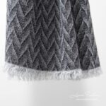 ZIGZAG Shawl bluish