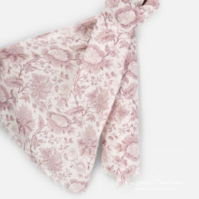 GARDENIA Shawl rosy 7 Linen shawl, rosy.
