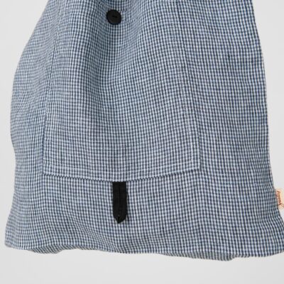 SAGA blue tote bag, with pocket