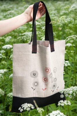 FLOVI Tote bag natural linen 4 FLOVI Tote bag natural linen