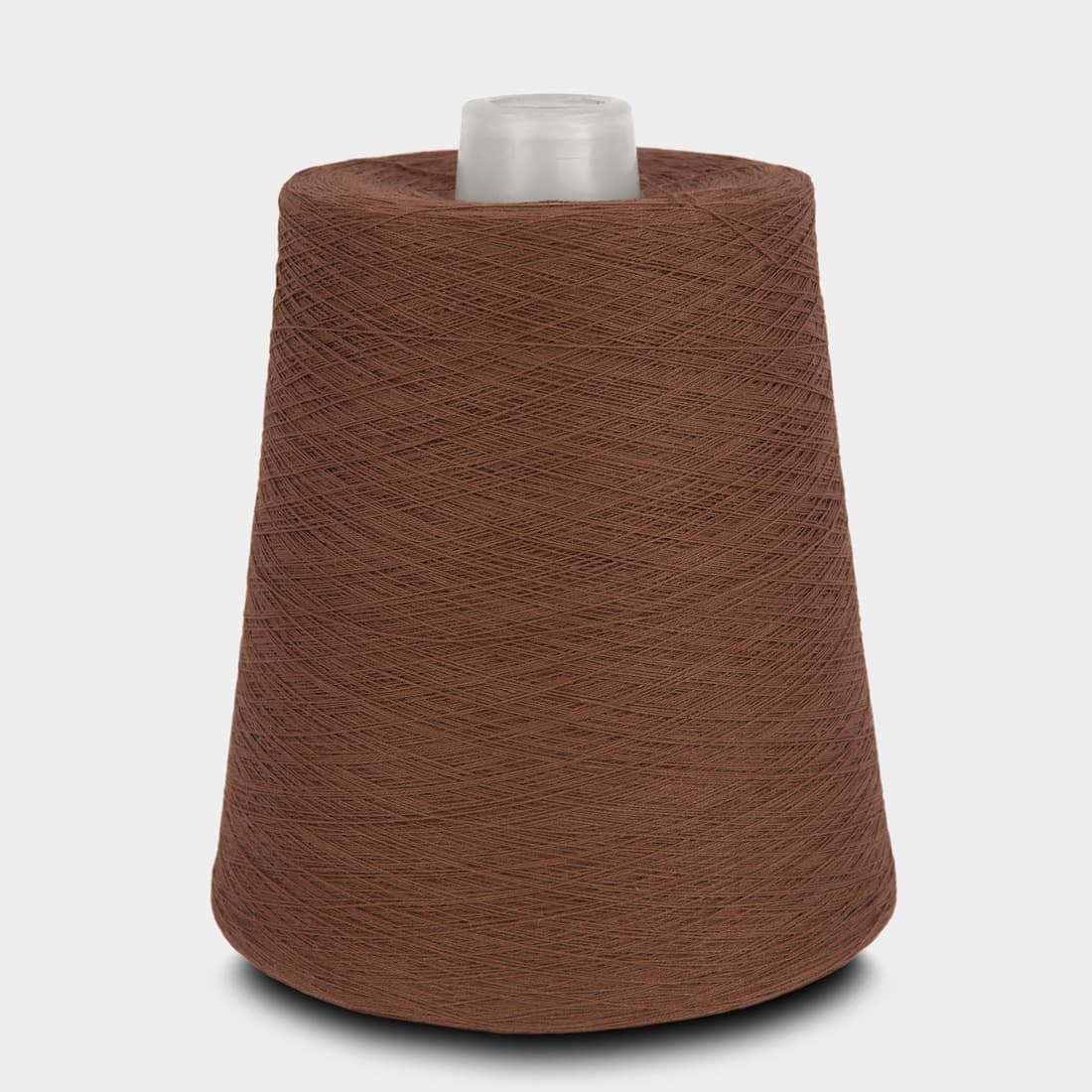 Cotton yarn dark chocolate brown