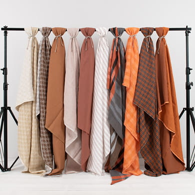 New linen fabric collection Autumn/Winter 2023/2024.