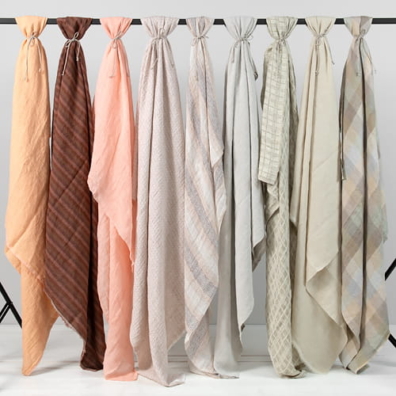 Post about linen fabric collection spring summer 2025 cover image.
