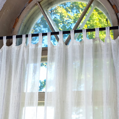 New category in our shop - linen curtains.