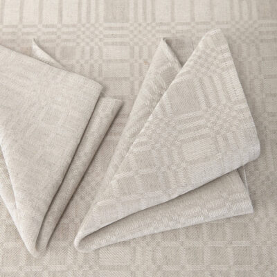 CAMPO Table napkin beige 3 Beige linen cotton napkin