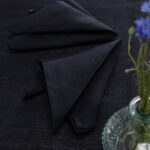 ISLA Table napkin black blue