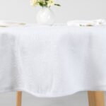 CAMPO Tablecloth round/oval white