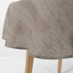 ISLA Tablecloth round/oval sandy