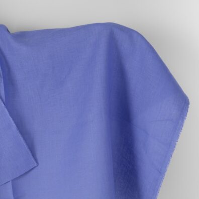 Linen fabric plain deep periwinkle