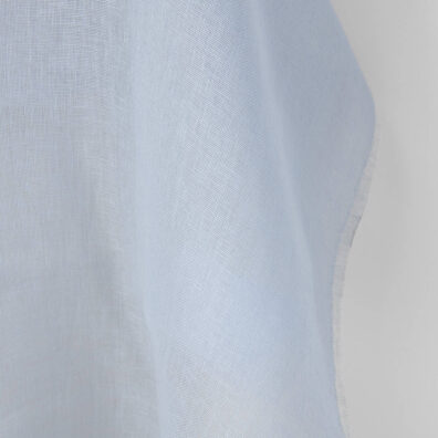 Linen fabric sky grey gauze, lightweight