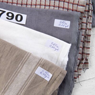 Linen Fabric Cuts, Set No. 790