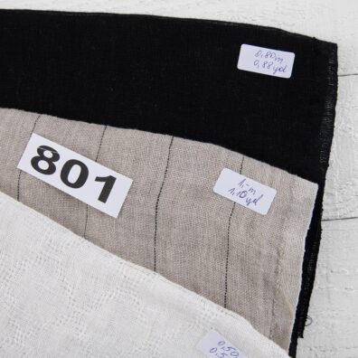 Linen Fabric Cuts, Set No. 801
