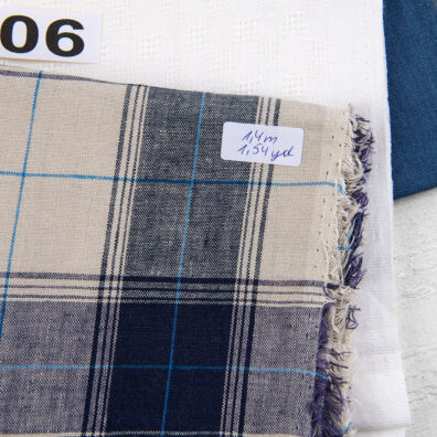 Linen Fabric Cuts, Set No. 806