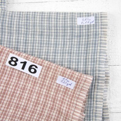 Linen-Wool Fabric Cuts, Set No. 816