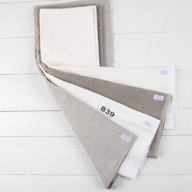 Linen Fabric Cuts, Set No. 839