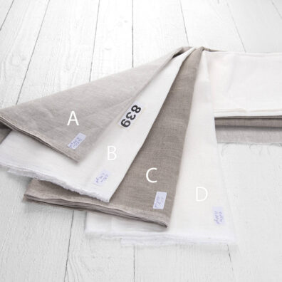 Linen Fabric Cuts, Set No. 839