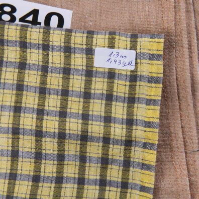 Linen Fabric Cuts, Set No. 840
