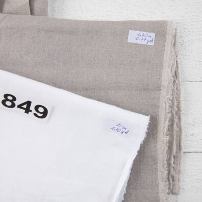 Linen Fabric Cuts, Set No. 849