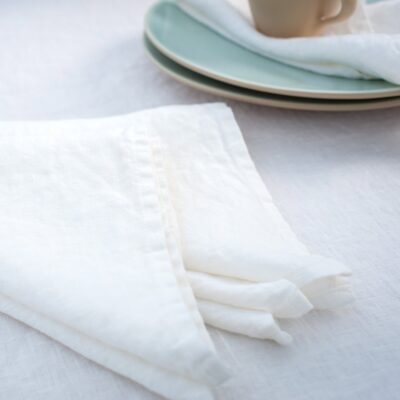 GAMMA Table napkin white 3 GAMMA Table napkin white