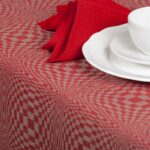 COSMOS Tablecloth red