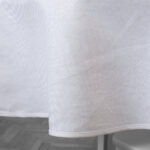 COSMOS Tablecloth round/oval optical white
