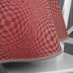 COSMOS Tablecloth round/oval red